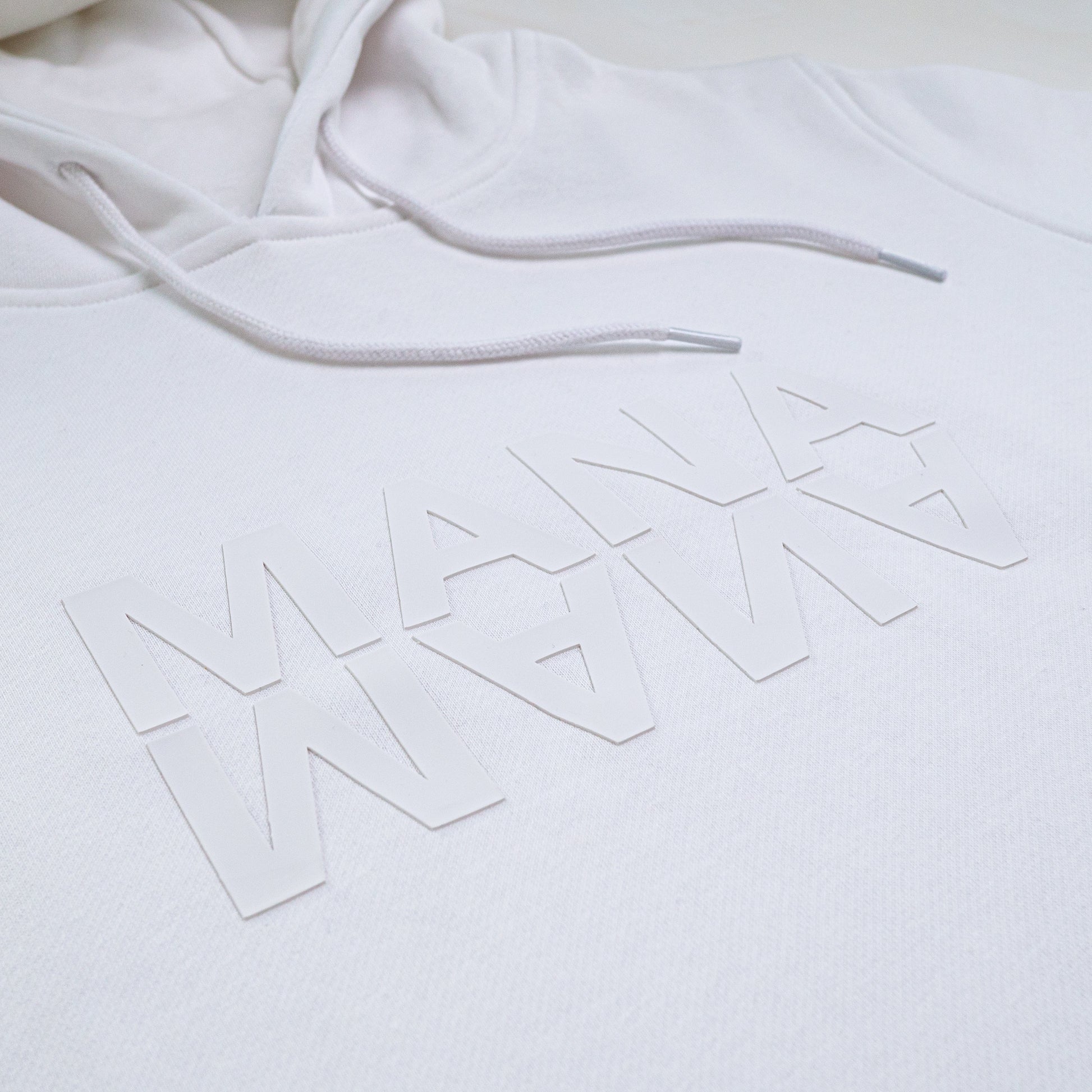 Women's 3D Logo Hoodie White
