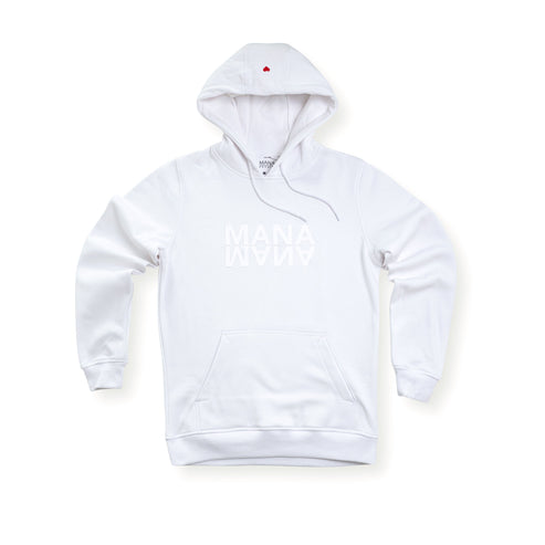 Women's 3D Logo Hoodie White